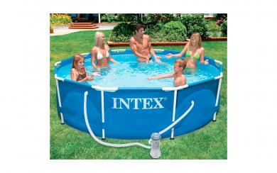 Intex Stahlrahmen-Pool-Set 305 x 76 cm 
