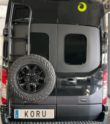 VERSTELLBARE RADSTÜTZE MIT LEITER 