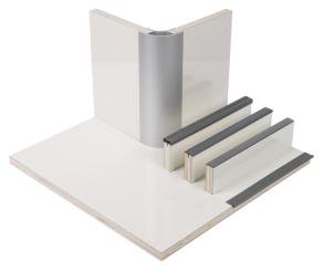 Möbelbauplatte Perlmutt Hochglanz - 15mm HPL-Schichtstoff 