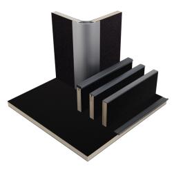 Möbelbauplatte Matt Schwarz - 15mm HPL-Schichtstoff 