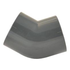 Rohrstecksystem Doppel-O-Ring 40 mm LILIE GrauGELB® Winkel 45°