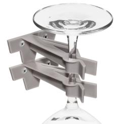 Mega-Klipp Rotwein 4er / grau