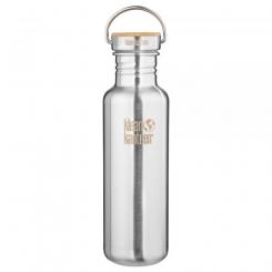 Trinkflasche mit Bambusdeckel 800 ml L, 800 ml mit Bambusdeckel