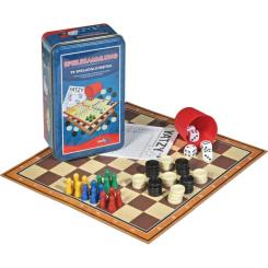 Spielesammlung in Metallbox 