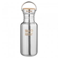 Trinkflasche mit Bambusdeckel 532 ml M, 532 ml mit Bambusdeckel