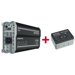 Sinus-Wechselrichter PowerLine Kombi-Paket 