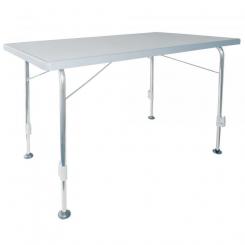 Campingtisch Stabilic 115x70cm hellgrau