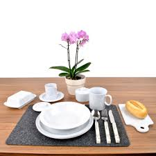 Geschirrserie Granit uni 