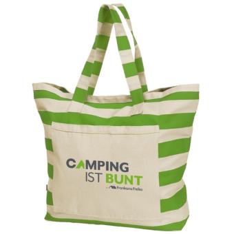 Einkaufstasche Beach Camping ist bunt 