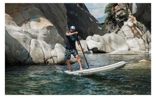 Indiana Touring 11'6 aufblasbares Stand Up Paddling-Board inkl. Paddel und Luftpumpe 