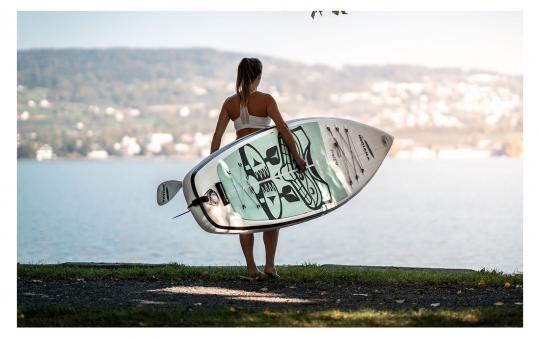 Indiana SUP Touring Lite 11'6 aufblasbares Stand Up Paddling-Board inkl. Paddel und Luftpumpe 