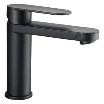 Einhebelmischer Linnea niedrige kurze Ausführung schwarz matt / SB