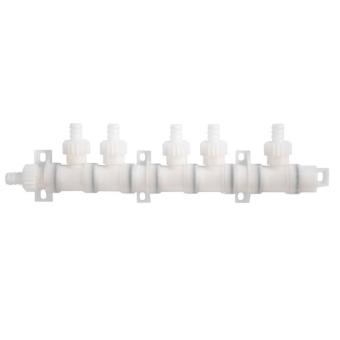 Verteilerblock 5-fach mit Muttern 