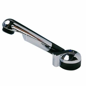 Wasserhahn Keramik Mono chrom, schwarz