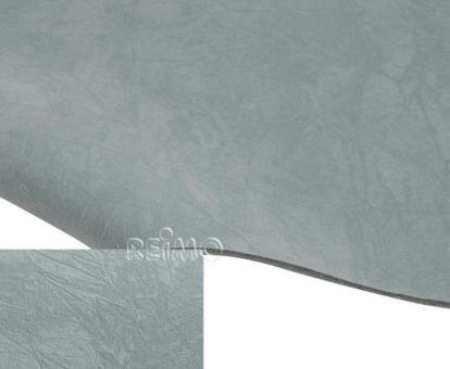 Velours mit Flies 3mm grau 