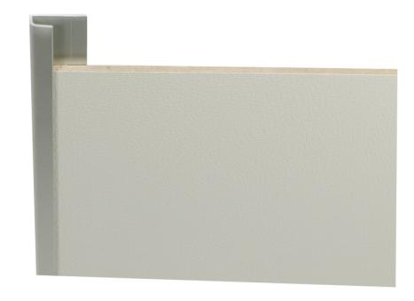 Abschlussprofil Aluminium 3-4mm 