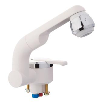 Einhebelmischer Perfect chrom, weiß