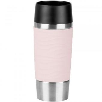 Trinkbecher Travel Mug Waves rosa