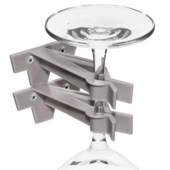 Mega-Klipp Rotwein 4er / grau