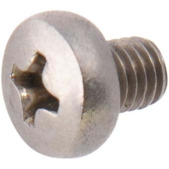 Schraube zur Befestigung der Glasabdeckung und Silentblock 