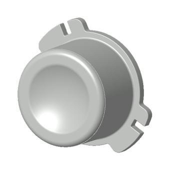 Serviceklappe Druckknopf weiss 