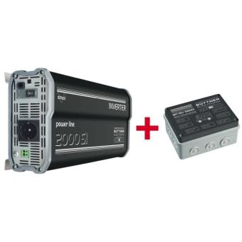 Sinus-Wechselrichter PowerLine Kombi-Paket 