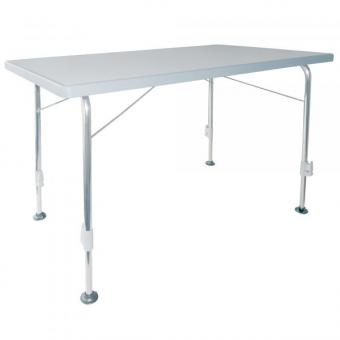 Campingtisch Stabilic 115x70cm hellgrau
